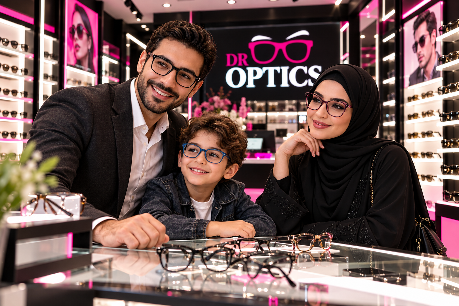 اختيار النظارات داخل DR OPTICS