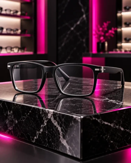 نظارة طبية رجالي DR Classic Black - DR OPTICS