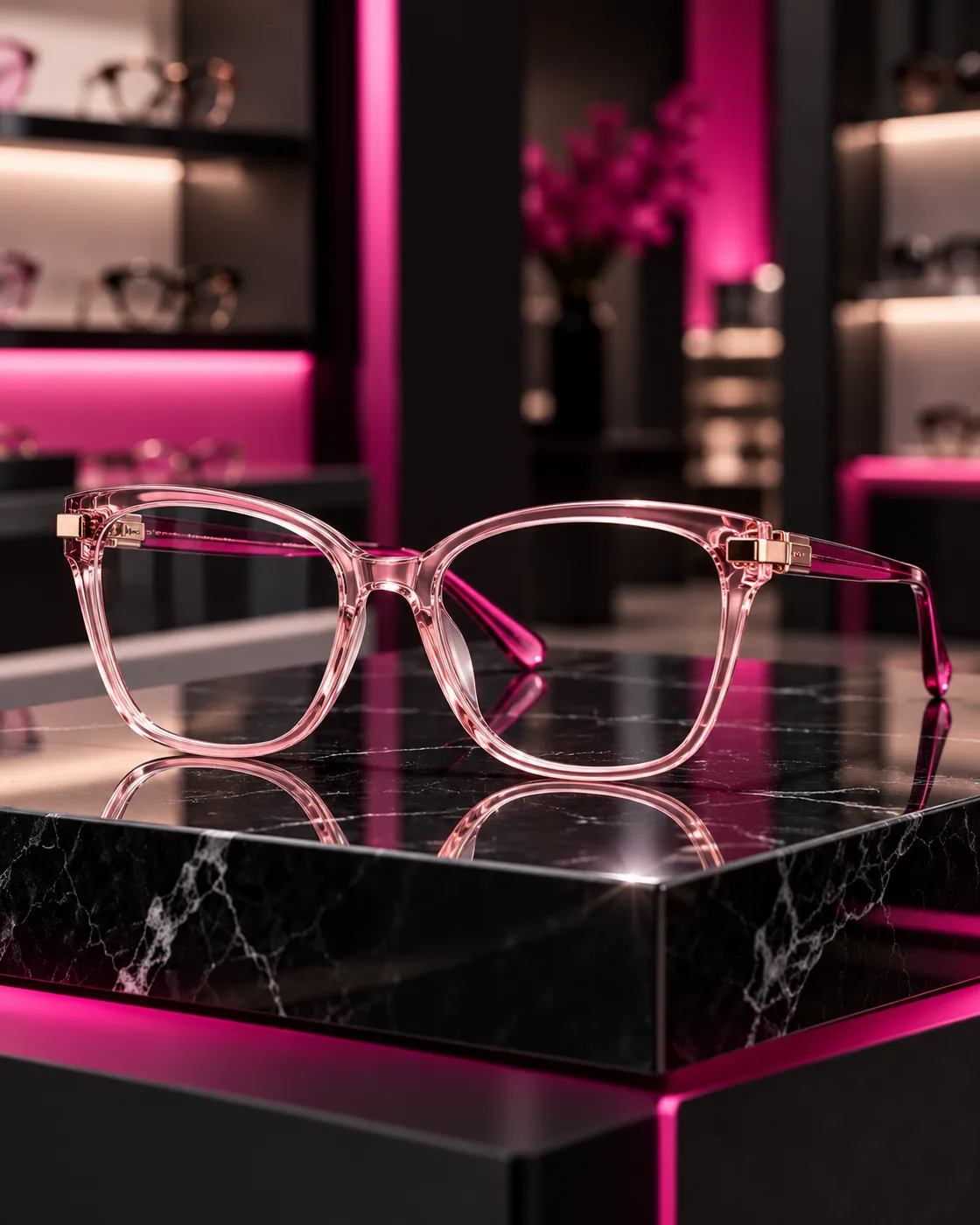 نظارة طبية نسائي DR Rose Crystal نظارة طبية نسائي DR Rose Crystal - DR OPTICS