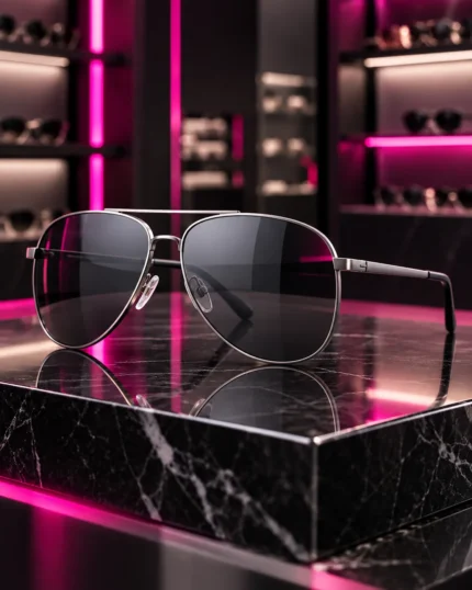 نظارة شمس رجالي DR Steel Aviator - DR OPTICS